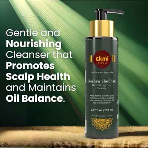 Ayurvedic Hair Growth Sulfate Free Shampoo With Reetha, Shikakai, Bhringraj, Amla For Hair Loss Control. Hair Regrowth Treatment For Women & Men. Hair Thickening Rosemary Shampoo, 5.07 Fl Oz