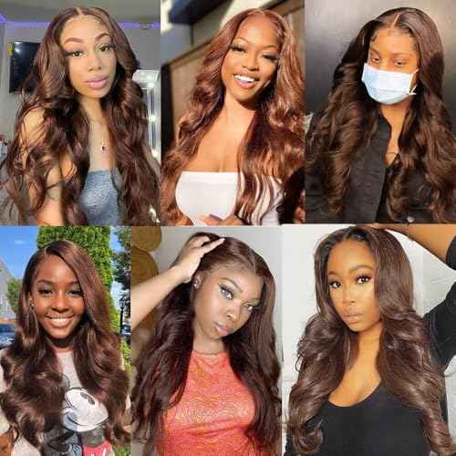 Chocolate Brown Human Hair Bundles 26 28 30 Inch Body Wave Bundles Human Hair 112A Unprocessed Virgin Hair Weave for Black Women