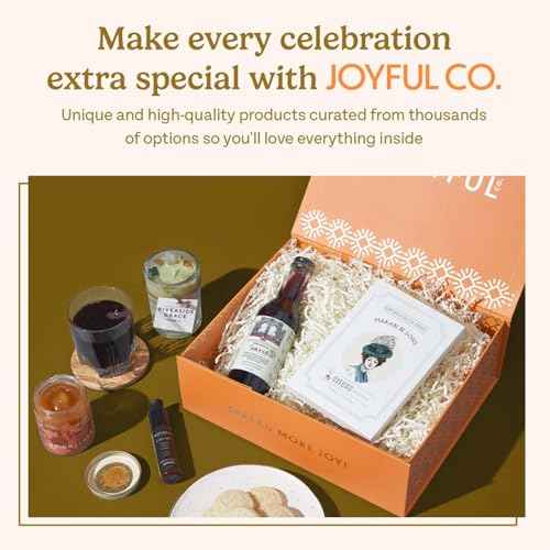 Joyful Co. Lovely Night In Gift Box for Couples - Includes Sparkling Rose, Shower Steamer, Essential Oil & More, Unique Luxury & Romantic Gift for Date Nights, Anniversaries & Special Moments