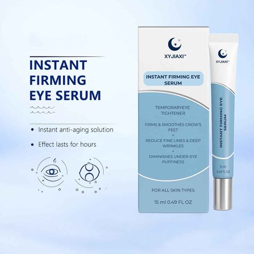 Instant Firming Eye Serum, 15ml(0.49 oz) – Targets Under-Eye Bags– Wrinkles, Dark Circles & Fine Lines | Anti-Aging Formula | For Daily Use