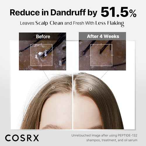 COSRX PEPTIDE 132 Hair Care Set - Bonding Shampoo, Treatment & Oil Serum, Bond Repair Treatment Hair Gift Set for Damaged, Dry Hair, Scalp Treatment for Dandruff, Dry & Itchy Scalp, Stocking Stuffers