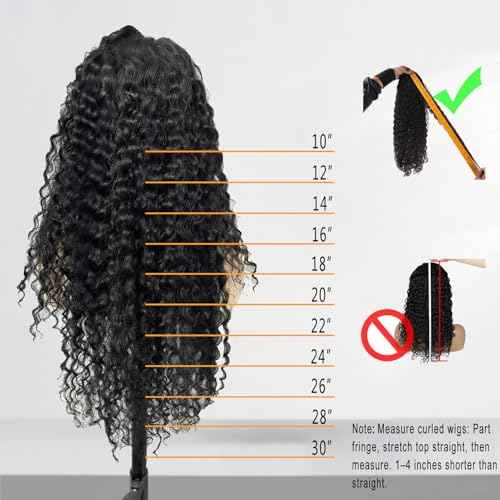 Savasana 12A Human Hair Bundles 18 20 22 Inch 3 Deep Wave Bundles, 100% Unprocessed Brazilian Virgin Human Hair Raw Hair Quick Weave Installation Real Human Hair for Women Natural Black