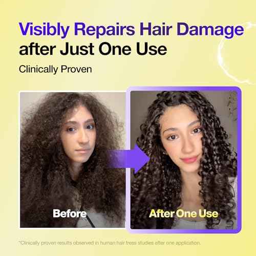 FROM LABS Protein Capsule Hair Repair Treatment, 3-Minute Keratin Hair Mask & Deep Conditioner for Damaged, Repair & Strengthen, Instant Detangling, Anti-Frizz, Low-pH, Fine-Hair Safe, 6.76 fl oz