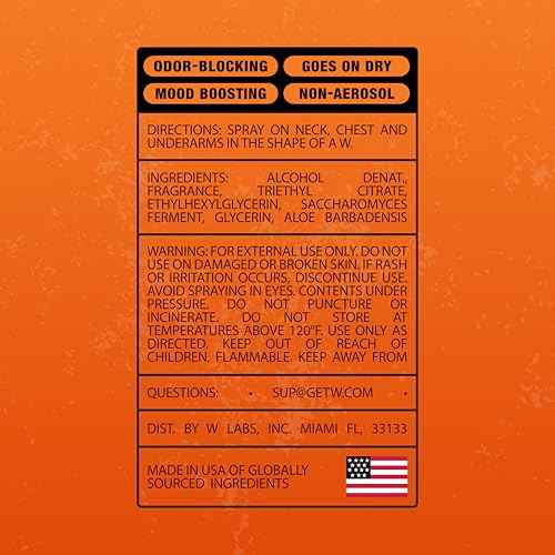 Jake Paul Chainsaw Body Spray for Men By W, Odor Blocking Body Deodorant, Long Lasting Protection, Limited Edition, 3.4 fl oz