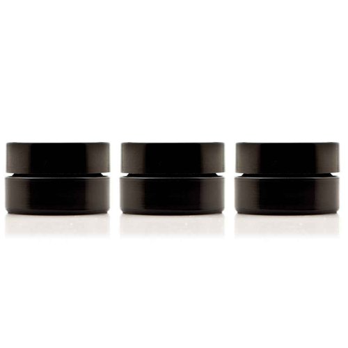 Infinity Jars 15 Ml (.5 fl OZ) Glass Lotion Container with Lid, Refillable UV Cosmetic Jar for Creams, DIY, Travel, Body Butter | Small Wide Mouth Empty Lotion Jar, Airtight Cosmetic Container Pack 3