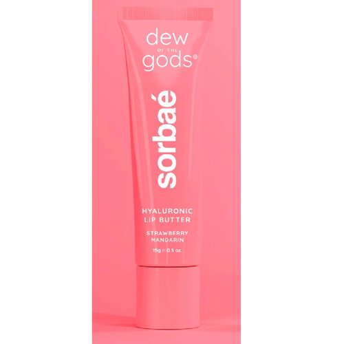 Dew Of The Gods- Sorbaé Hyaluronic Lip Butter in STRAWBERRY MANDARIN 15g/0.5oz