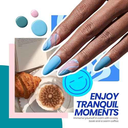 Beetles Gel Nail Polish Kit with U V Light - 68 Pcs Gel Nail Kit 35 Colors Emotional Spectrum Set with Base Matte&Glossy Top Coat Soak Off DIY Manicure Tools Set Christmas Gifts for Women Teens Girls