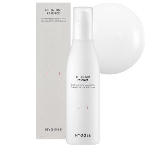HYGGEE All in One Essence - Moisturizing Face Gel Lotion for All Skin Types - Probiotics & Hyaluronic Acid - Fresh and Soft Formula - Skin Irritation Free, 3.71 fl.oz.