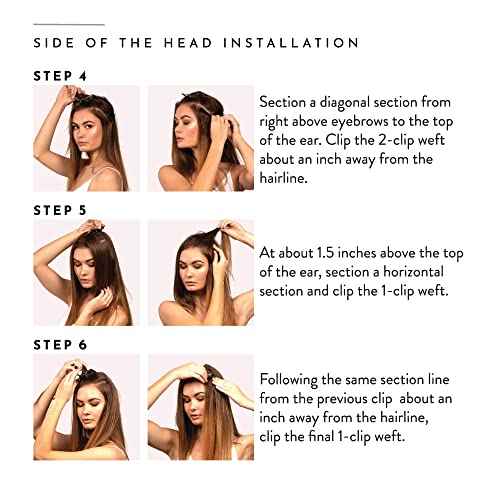Clip-In Hair Extension Set by Joi Hair, Clip Sewn Machine Weft, Premium Remy Human Hair, Full Set for Full Head, 120g, 160g, 220g 20" (120 Grams Joi Full for Fine Density, #6 Chestnut Brown)