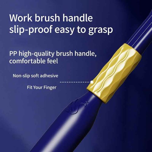 3 Sided Toothbrush for Adults with Soft Hair, high-end Combination Brush Head, Teeth Protection, Tongue Cleaning, Couple Style