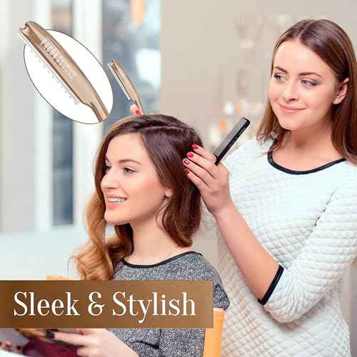 Fac?n Hair Razors for Cutting Hair - Professional Hair Styling Razor Kit with 11 Replacement Blades, Stainless Steel Hair Cutting Tool for Salon & Home, Premium Hair Thinning Texturizing Faether Razor