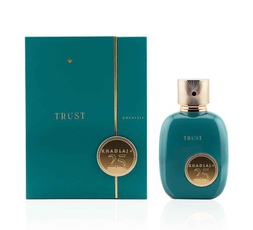 Khadlaj 25 Trust Eau de Parfum Spray for Unisex, 3.4 Ounce