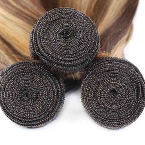 28 30 32 inch Highlight Bundles #33 Human Hair Bundle Blonde Straight Bundles P33/613 Straight Human Hair Bundle
