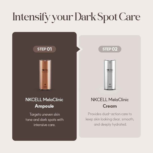 Lulubeu Mela Clinic Ampoule with NK Cell Technology, Skin Tone Care Serum with Tranexamic Acid, Glutathione & Bisabolol, 0.5 fl oz