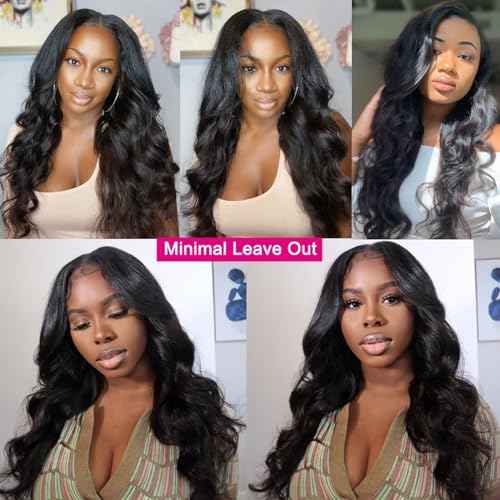 Body Wave V Part Wig Human Hair Wigs For Black Women Upart Part Wig Glueless Clip In Half Wig Upgrade U Part Wig Beginner Friendly No Sew In No Glue Density 26inch