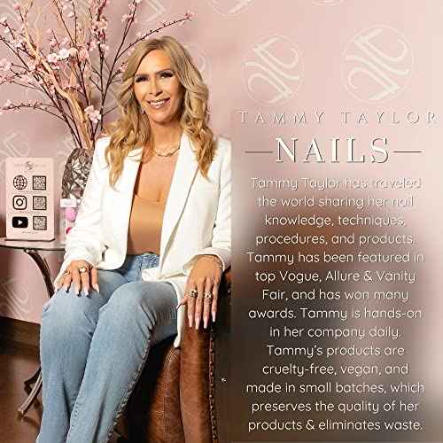 Tammy Taylor Peel ¡®N¡¯ Stick Clean Finish Buffer, Natural Nail Buffing File for Fingernails and Toenails, Sanitary, Replaceable, Durable Cloth Material (25 Pack)