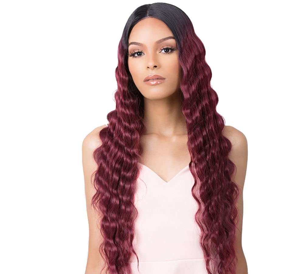 It's A Wig Lace Front Wig HD Lace Crimped Hair 4 (T27/613)