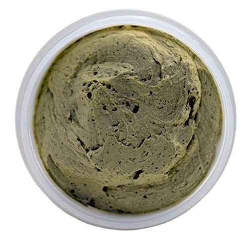 JustNeem, French Clay Mask with Neem, for Blemishes, Blackheads, Rashes; for Irritated and Stressed Skin; Deeply Cleansing and Rejuvenating; Rosemary, Lavender, Eucalyptus Essential Oils, 3.4 oz