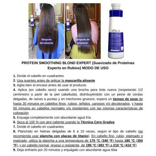 Let Me Be Blond Expert Purple Toning Mask 1000ml / 33.8 oz ? Protein Smoothing Treatment for Blonde, Bleached, or Highlighted Hair ? Anti-Frizz, Shine, Deep Hydration