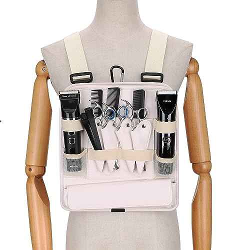 Leather Fashionable & Functional Chest Rig Bag for Barbers, Stylish Haircut Tools Storage Chest Bag for Barber