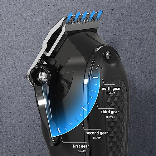KEMEI Hair Clippers for Men Professional Cordless&Corded Barber Clippers for Hair Cutting & Grooming, Rechargeable Beard Trimmer for Men,KM-1071