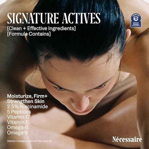 N?cessaire The Body Lotion Fragrance-Free ? Unscented Multi-Peptide Body Moisturizer for Women + Men ? Non-Comedogenic Lotion for Sensitive Skin ? 450ml/15.2 fl oz