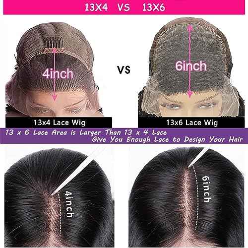 28 Inch Ombre Highlight Lace Front Wigs Human Hair Deep Wave 13x6 Transparent Lace Front Wigs 4/27 Ombre Human Hair Wet and Wavy Curly Glueless Wig Pre Plucked with Baby Hair 180% Density