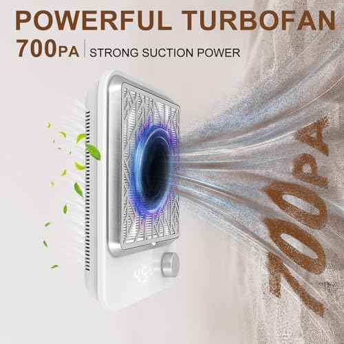 Cordless Nail Dust Collector Rechargeable, Professional Dust Collector Nail Tech Vacuum Fan Dust Collector for Acrylic Nails Dip Powder Removal Home Salon Manicures