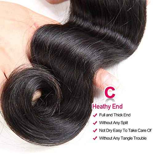 Beauty Princess Brazilian Human Hair Bundles Body Wave 10A Human Hair Weave 3 Bundles 16 16 18inch