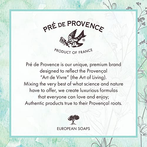 Pre de Provence Artisanal Soap Bar, Enriched with Organic Shea Butter, Natural French Skincare, Quad Milled for Rich Smooth Lather, Sea Salt, 8.8 Ounce