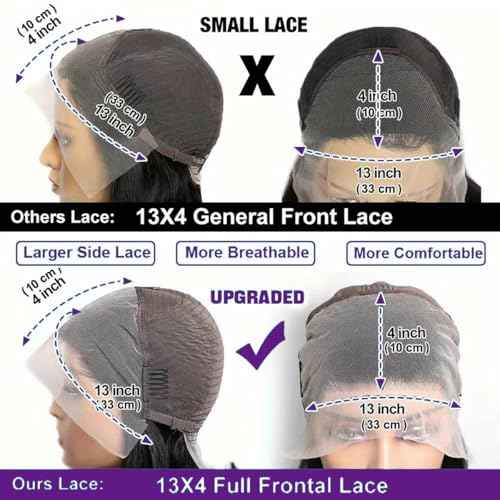 13x4 Teal Green Color Lace Front Human Hair Wigs Pre Plucked Blunt Cut Bob Style Pre Colored Green 13x4 Transparent Lace Frontal Wigs Human Hair (Turquoise, 14 inch)