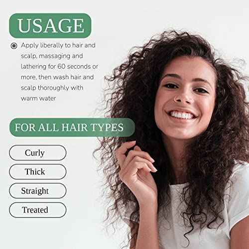 Biotin & Hemp Natural Shampoo 2 Pack - Thinning Hair and Hair Loss Treatment - Volumizing Treatments for Women and Men - Hair Growth Shampoo - Paraben & Sulfate Free - for All Hair Types