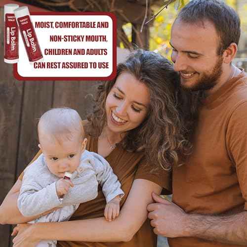 40 Pack Natural Lip Balm Bulk with Vitamin E and Coconut Oil - Moisturizing Dry Cracked Lips, Mini Chap Stick Gifts for Kids Women Men- 10 Flavors - Non-GMO