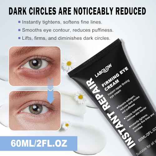 Temporary Instant Eye Tightener Cream ? 60 ML Retinol Eye Cream for Puffiness, Eye Bags, Dark Circles & Fine Lines, Anti-Aging Firming Eye Repair Cream for Smoother, Revitalized Skin ?2 fl. oz