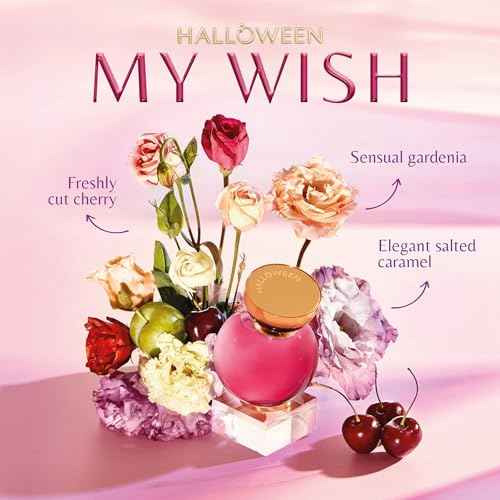 Halloween My Wish Eau de Parfum for Women, with Fresh Fruity Scent and Cherry, Black Currant and Violet Leaf top Notes, Elegant Perfume for a Unique Impression - 3.4 Fl Oz