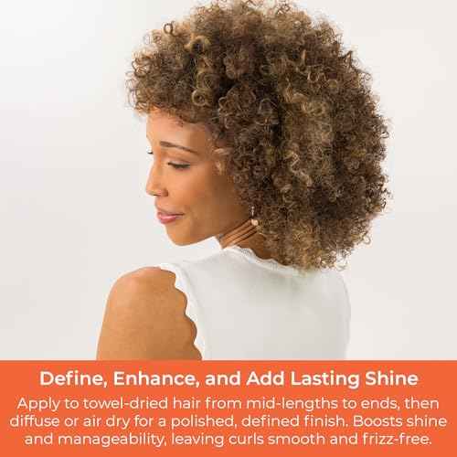 CIBU Curl + Coil Enhancing Gel?e - Curl Defining Gel for Curly Hair and Wavy Hair - Lightweight Gel with Argan, Jojoba and Sunflower Oil to Reduce Frizz and Hold your Style Longer - 8 ounces