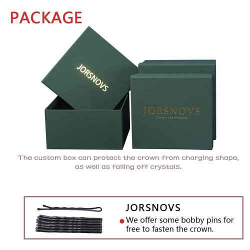 Jorsnovs Fashion CZ Bride Hair Accessories for Wedding Cubic Zirconia Tiaras Quinceanera Crowns Coronas Bridal Headband