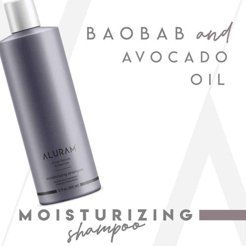 ALURAM Coconut Water Based Moisturizing and Hydrating Hair Shampoo & Conditioner Set, 12 Fl Oz