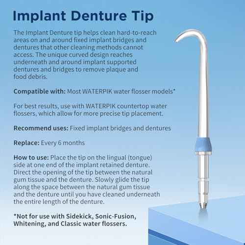 Replacement Heads for Waterpik, Replacement Picks for Water Pik Water Flosser (8 Tips Combo + Storage Case + Travel Case)
