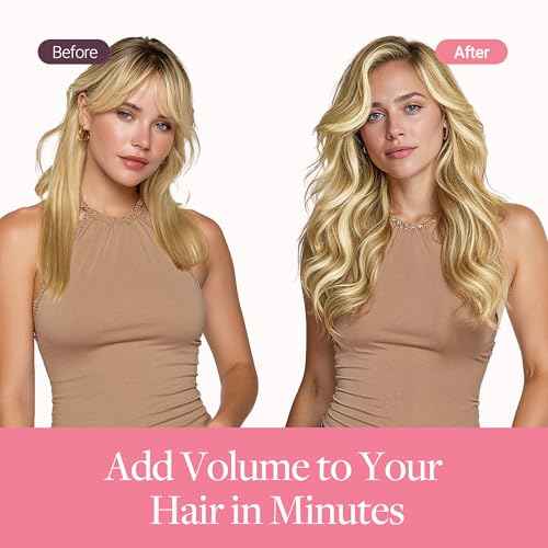 GOO GOO Tape In Weft Hair Extensions Human Hair, Genius PU Long Weft Tape In Hair Extensions Real Human Hair, Silky Easy to Use, P17A/60A Ash Blonde Highlighted Platinum Blonde 22 inch 60g