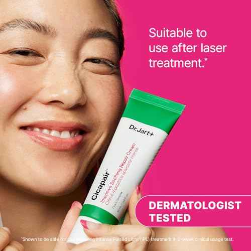 Dr.Jart+ Cicapair Sensitive Skin Korean Face Moisturizer for Redness and Barrier Repair with Centella Asiatica | Korean Skin Care