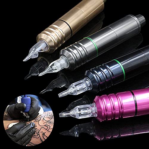 Tattoo Cartridge Needles, CINRA 40Pcs Tattoo Needles Mixed 5RM 7RM 9RM 11RM Curved Magnum Tattoo Machine Needles #12 Standard Rotary Tattoo Needles for Tattoo Kit Tattoo Supplies