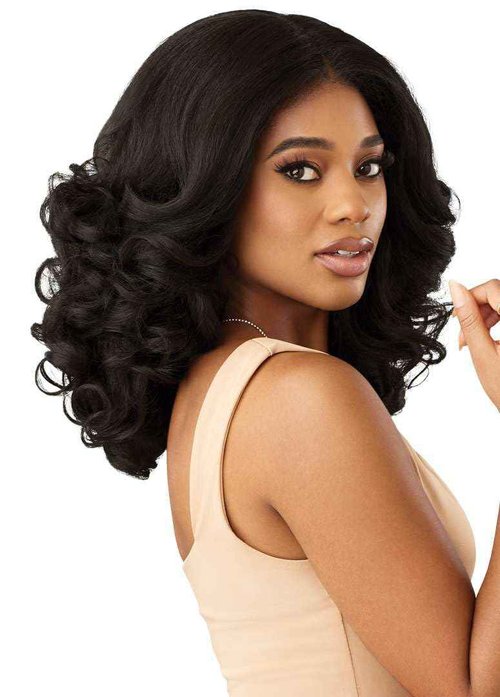 Outre Melted Hairline - Kinky Soft Edges - Kinky Soft 2 (BROWN COPPER SWIRL)