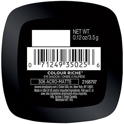 L'Oréal Paris Colour Riche Monos Eyeshadow, Acro-Matte, 0.12 oz.