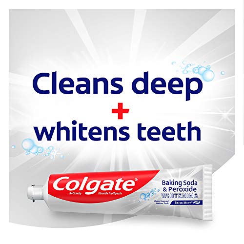 Colgate Baking Soda and Peroxide Whitening Toothpaste - 8 ounce (6 Pack)