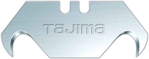 TAJIMA Utility Knives & Blades - 50-Pack Deep Hook Blades with Premium Tempered Steel & Safety Blade Dispenser - HKB-50B