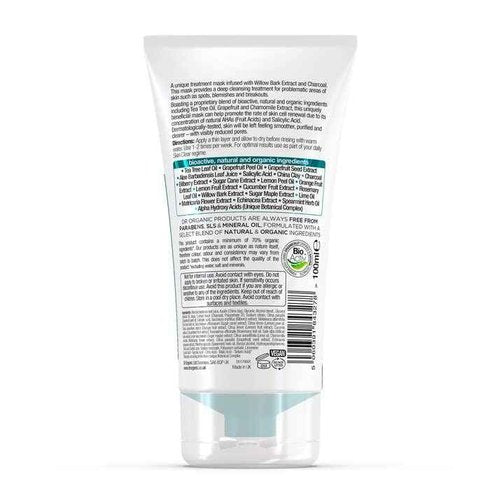 Dr Organic Skin Clear Deep Pore Charcoal Face Mask 100ml