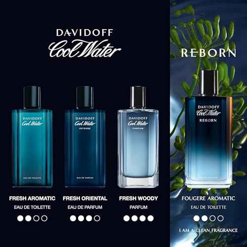 Davidoff Cool Water Eau de Parfum Intense ? Ambery Men's Cologne ? With Notes of Green Mandarin, Coconut Water & Amber ? Long Lasting Fragrance