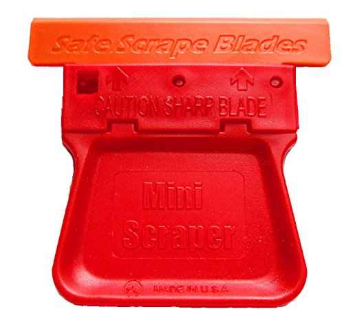 MINISCRAPER® Plastic Razor Blades,T-2 Blade 50% Wider 20 Pack