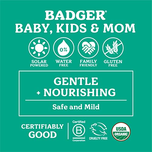 Badger Night Night Balm, Organic Sleep Balm for Kids with Chamomile & Lavender Essential Oils, 0.75 Oz Metal Tin